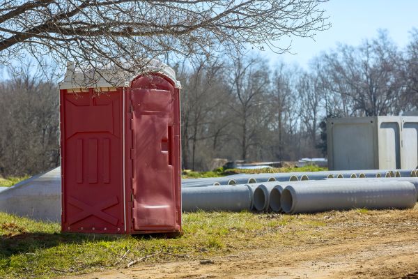 Emergency porta potty rental unit ready for fast deployment in Hillsboro
