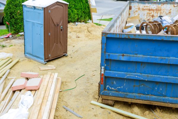 Porta potty service and maintenance visit in Eugene